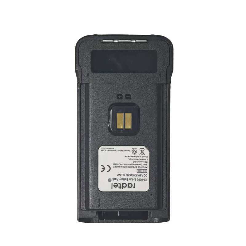 ▥ Walkie Talkie แบตเตอรี่ Li-Ion 7.4V 2000Mah สําหรับ Radtel Rt-860 Two Way Ham วิทยุ