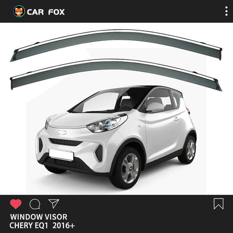 เหมาะสําหรับ Chery Little Ant EQ1 กันฝนบังแดด Rain Eyebrow Chery EQ1 ที่บังแดดหน้าต่าง