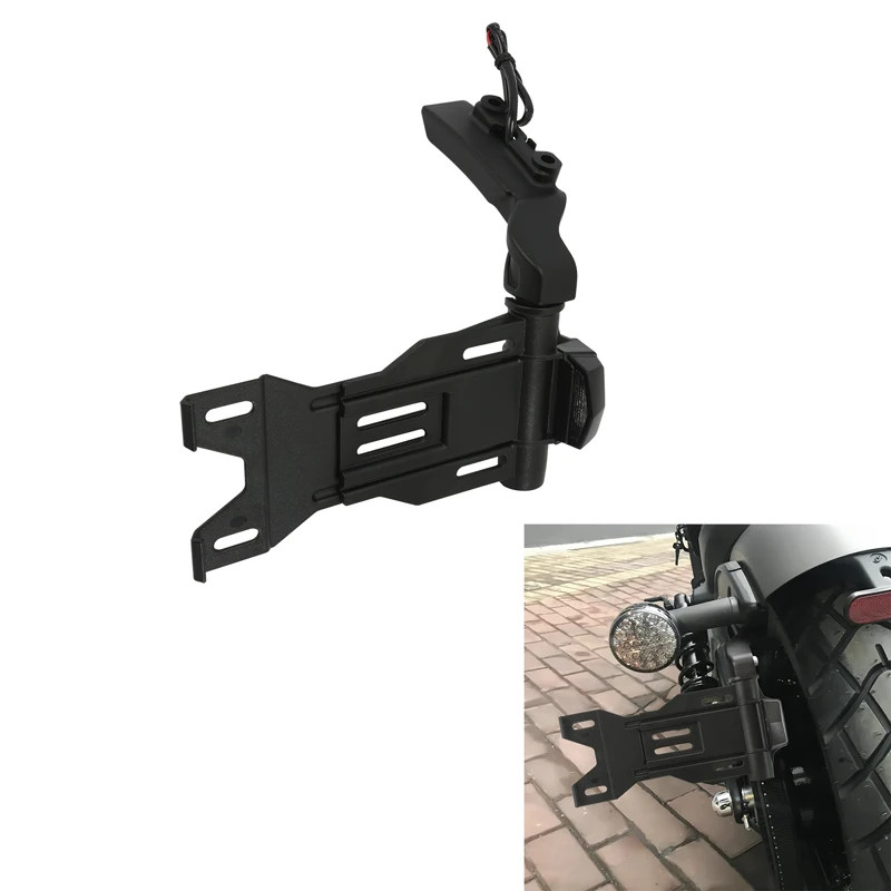 Durable License Plate Mount Fit For Indian Scout Sixty Bobber Sixty 2017-2022