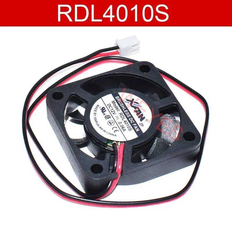 X.Fan ใหม่สำหรับ RDL4010S 12V 0.06A 40*40*10MM พัดลมระบายความร้อนสองขา 40*40*10MM