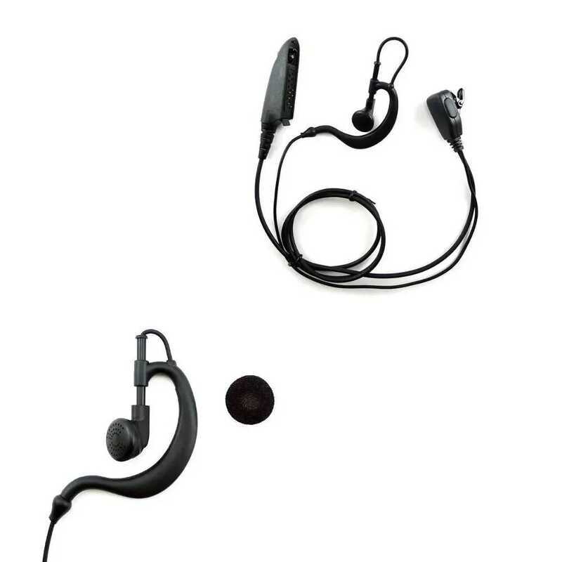 ▥ Gp340หูฟังไมโครโฟนสำหรับ Motorola วิทยุแบบพกพา Gp640, Gp680,Pro5150 Gp360, Gp380, Gp140, Gp32