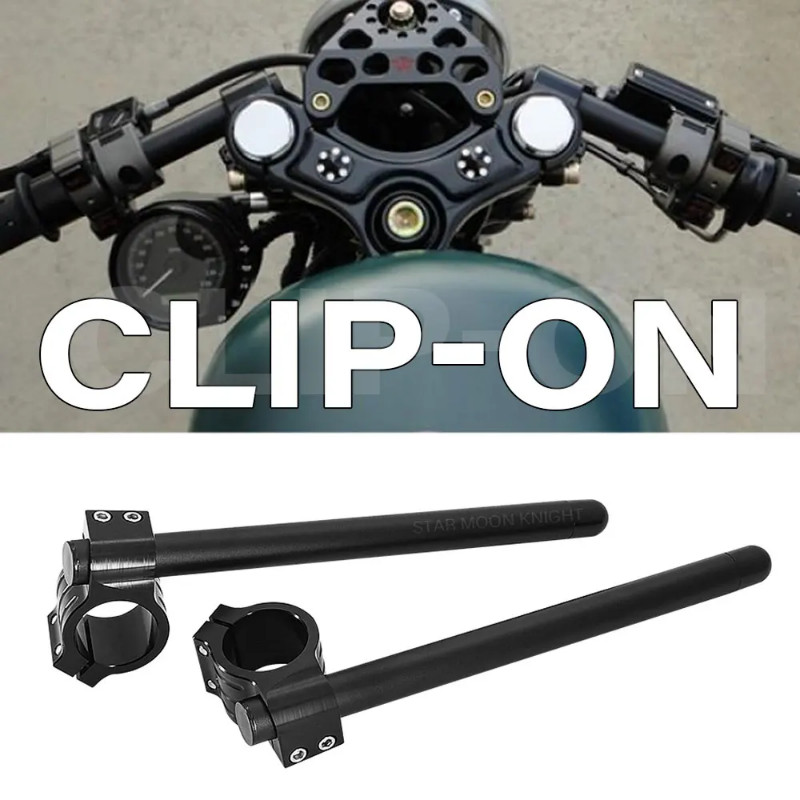 For YAMAHA YZF-R1 YZF-R7 YZF-R6 YZF-R3 YZF-R25 YZF750 FZR1000 Motorcycle Clip On Clipon Handlebar F