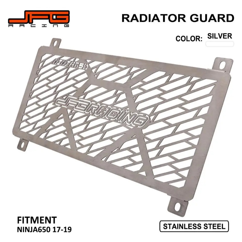 Motorcycle Parts Radiator Cover Guard Stainless Steel Protection Protetor For Kawasaki NINJ A650 20