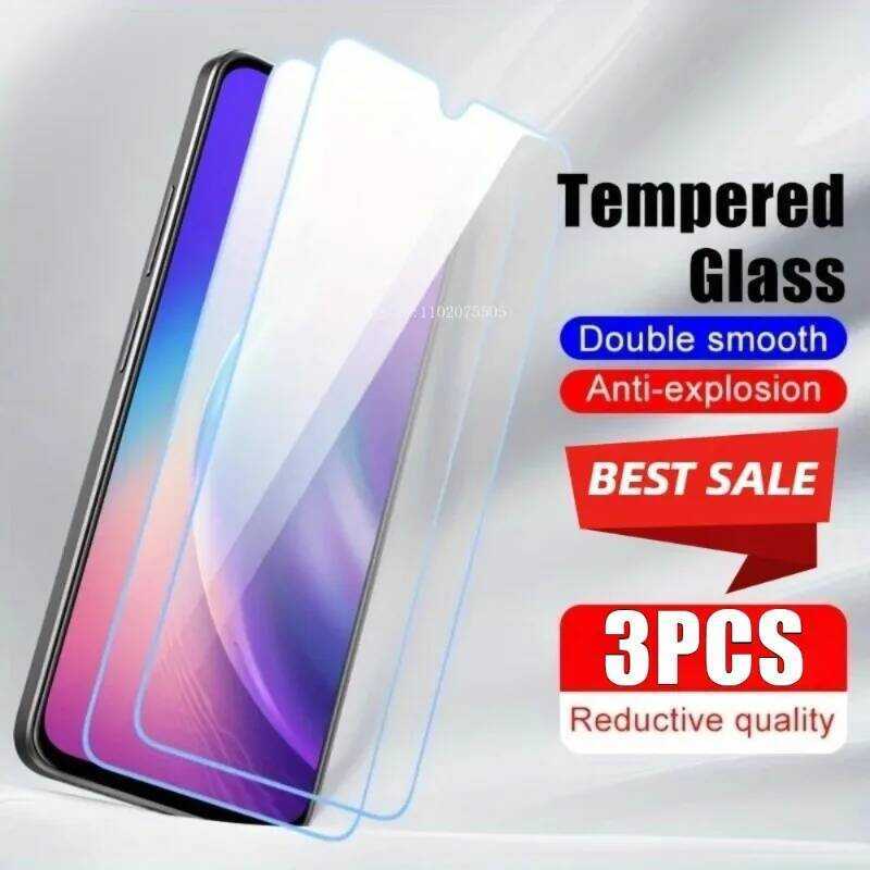 C 3Pack HD Tempered Glass For Galaxy A07 A06 A02 A01 A11 A31 A16 A15 Screen Protector Film A36 A17