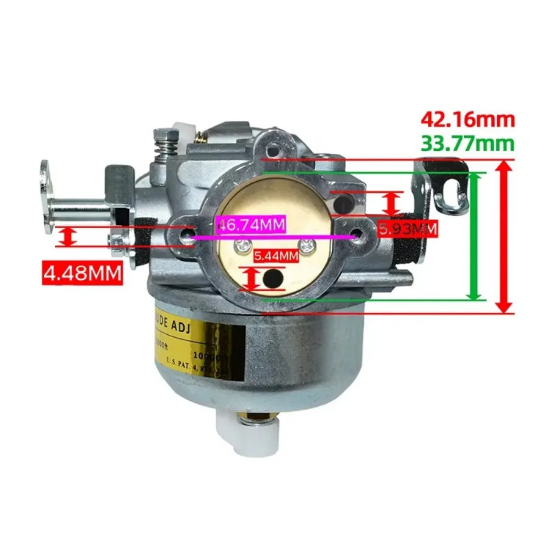 Carburetor Fits For Onan RV Generator 6.5NHE Emerald III Plus 6500 watt Spec A-J Carb