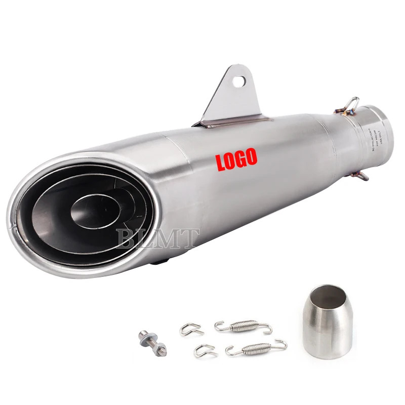 Universal 51mm Motorcycle Muffler SC Exhaust Pipe Proyect For Yamaha R1 R3 CBR600RR R6 Ninja 400 Z8