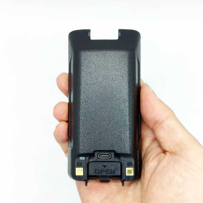 ▥ TYT Md-Uv390 Plus แบตเตอรี่ Suport Type-C ชาร์จอัพเกรด Thicken Li-Ion 3600Mah ใช้งานร่วมกับ M