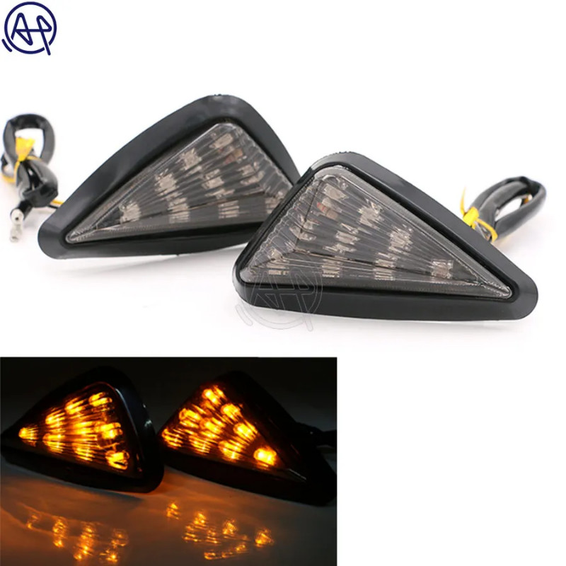 for Honda CBR 600 F4I 600RR Suzuki GSXR 600 750 Yamaha Indicator Blinker Side Flash Lights Motorcyc