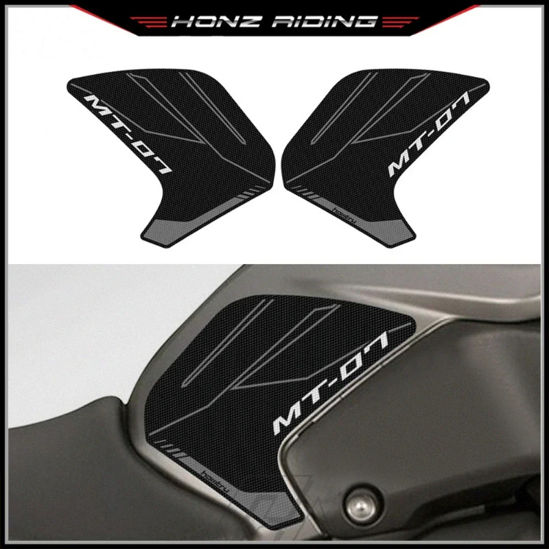 For Yamaha MT-07 MT07 2018-2020 Sticker Motorcycle Accessorie Side Tank Pad Protection Knee Grip Ma