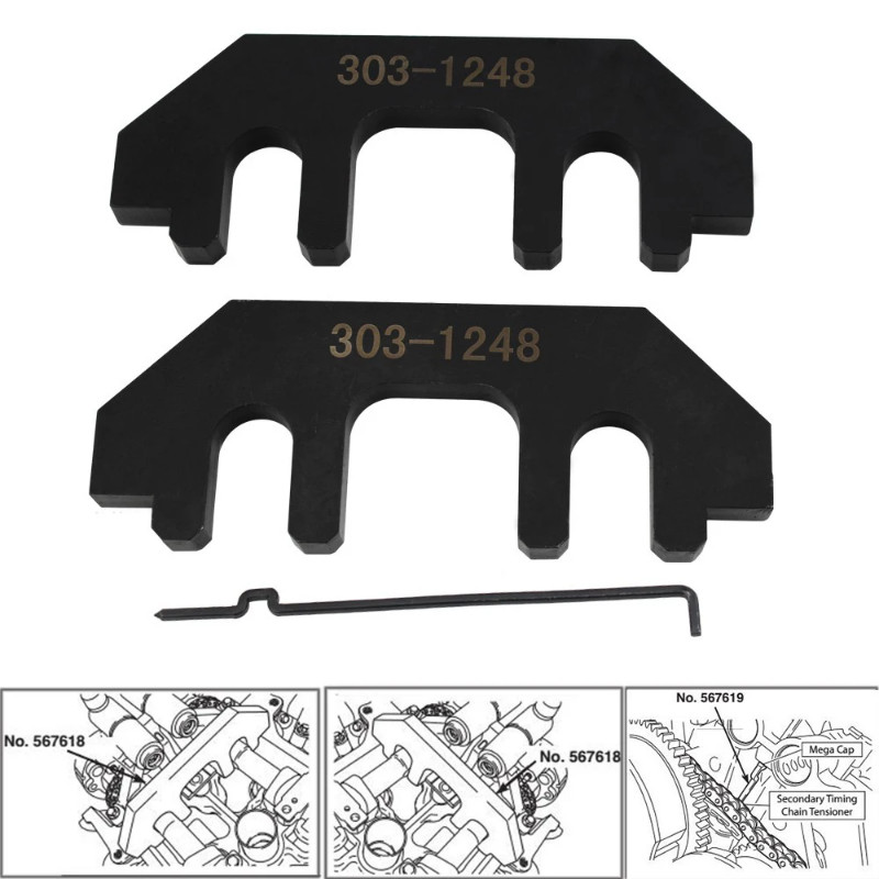Engine Timing Tools Cam Tool Set For Ford 3.5 4.7L 4V
