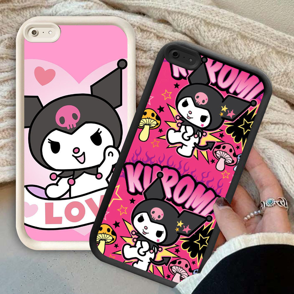 YS-64 Kuromi เคสกันกระแทกสําหรับ OPPO A37 A39 A83 F5 Realme 12 C30S C30 P1 Narzo 50i Prime Pro Plus