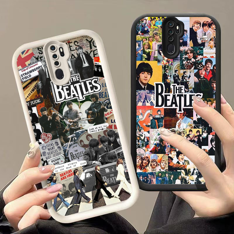 HK-42 Rock BandปลอกกันกระแทกสําหรับซิลิโคนสีดําและสีขาวOPPO Reno 8T F11 2F A9 2Z A5 2020 Pro 5G