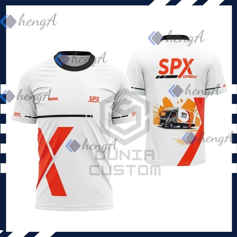 เสื้อเจอร์ซีย์พรีเมียมสำหรับพนักงานส่งของ SPX Expres