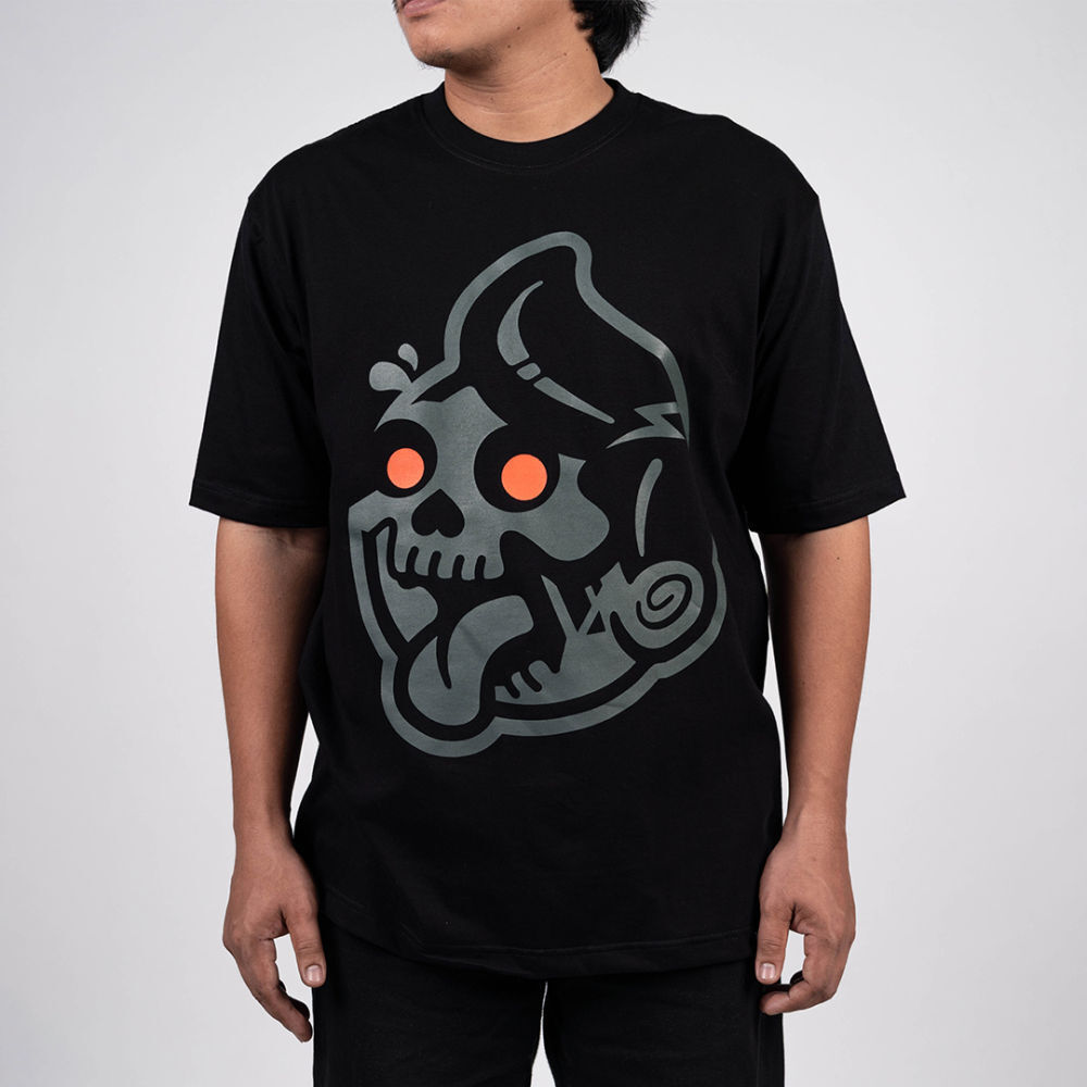 Nick Automatic "SHOCKER" เสื้อยืดสีดํา