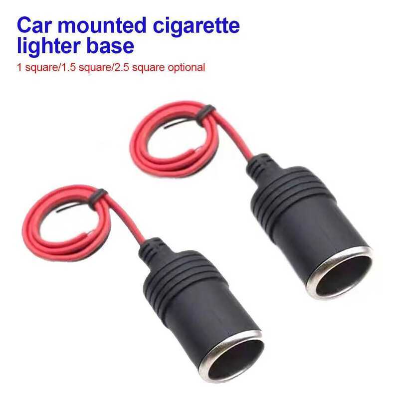 สูงสุด 10A/15A/20A 200W ที่ชาร์จในรถยนต์แบบเสียบปลั๊กไฟหญิงพร้อมสายเชื่อมต่อ 30 ซม. ซม.
