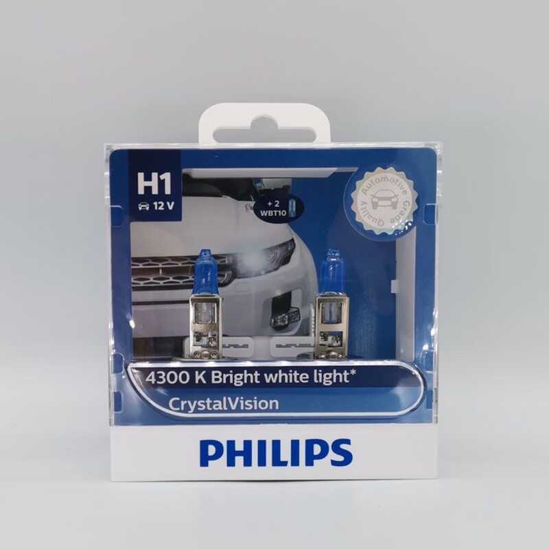Philips หลอดไฟรถยนต์ Silver Warrior 4300K Series H1H4H7H11H8 ไฟหน้าสีขาว Super Bright ของแท้ 9005
