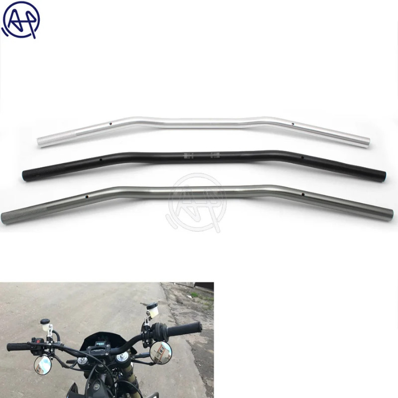Universal For Suzuki Custom Motorcycle Handlebar 7/8" 22mm Chopper Cafe Racer Handlebar High-Rise D