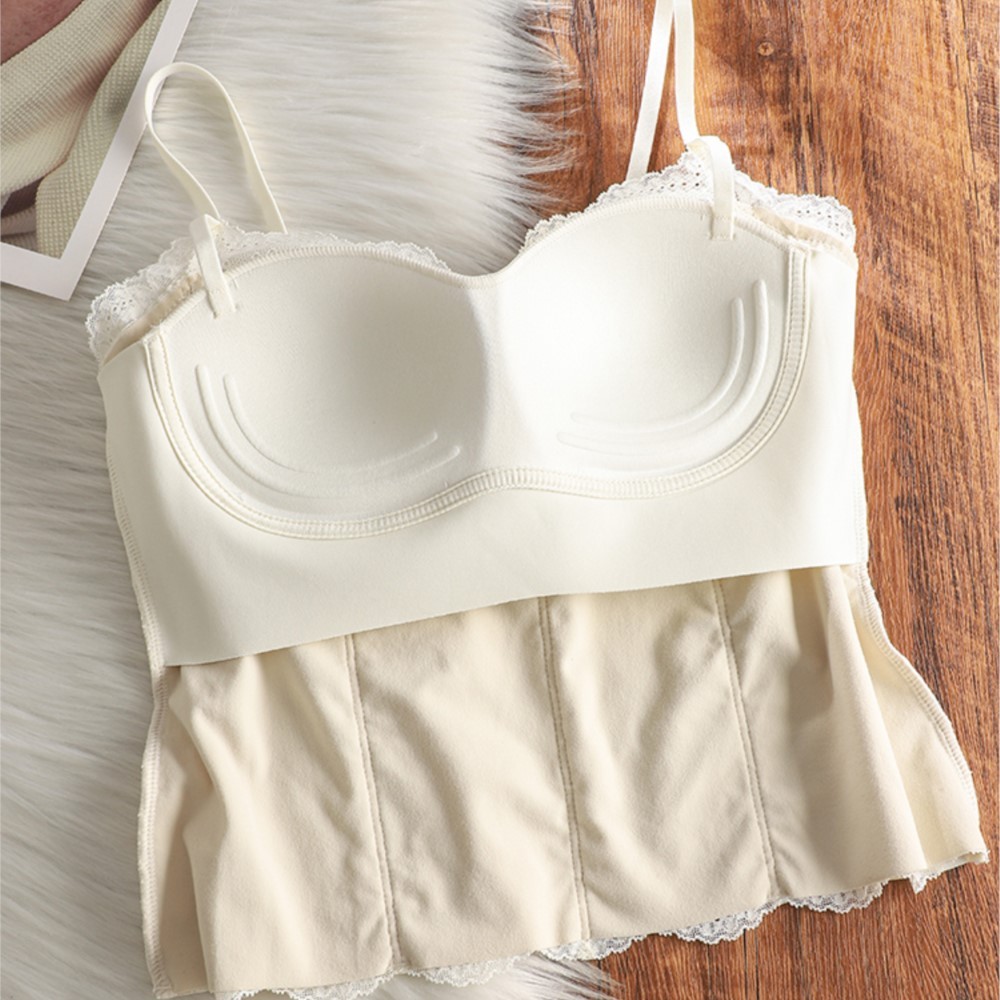 ชุดชั้นในสตรีเซ็กซี่สไตล์ฝรั่งเศส กับเสื้อกั๊กลูกไม้สำหรับฤดูใบไม้ร่วงและหนาว มีเบาะหน้าอกแบบสลิมฟิต - รูปที่ 5