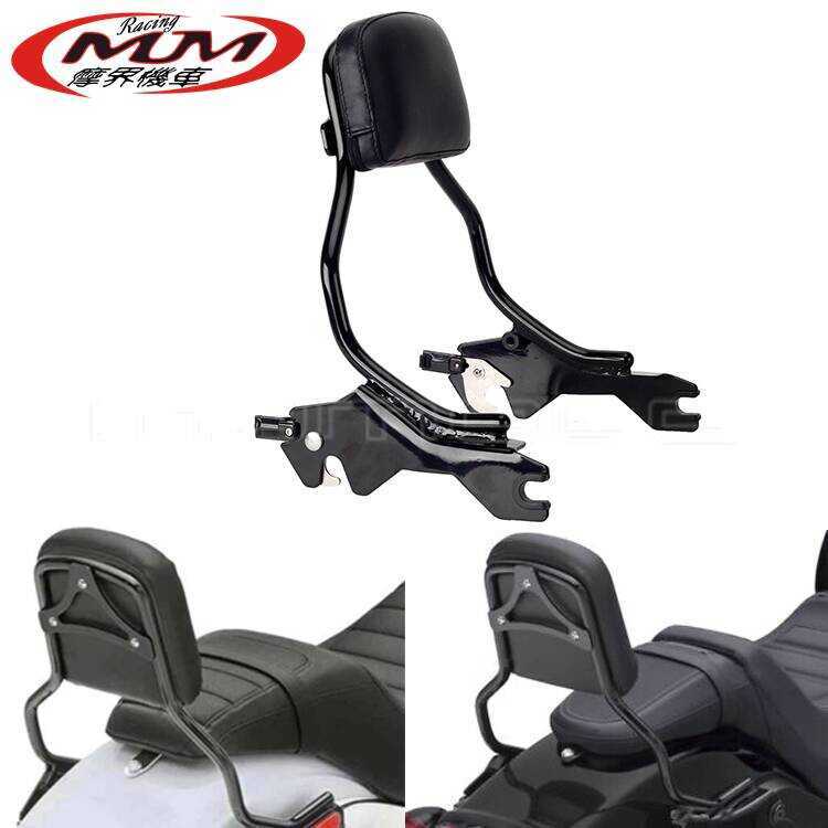 เหมาะสําหรับชิ้นส่วนดัดแปลงรถจักรยานยนต์ Harley Fat Bob 114 FXFBS FXFB ด้านหลังพนักพิงเบาะที่ถอดออกไ