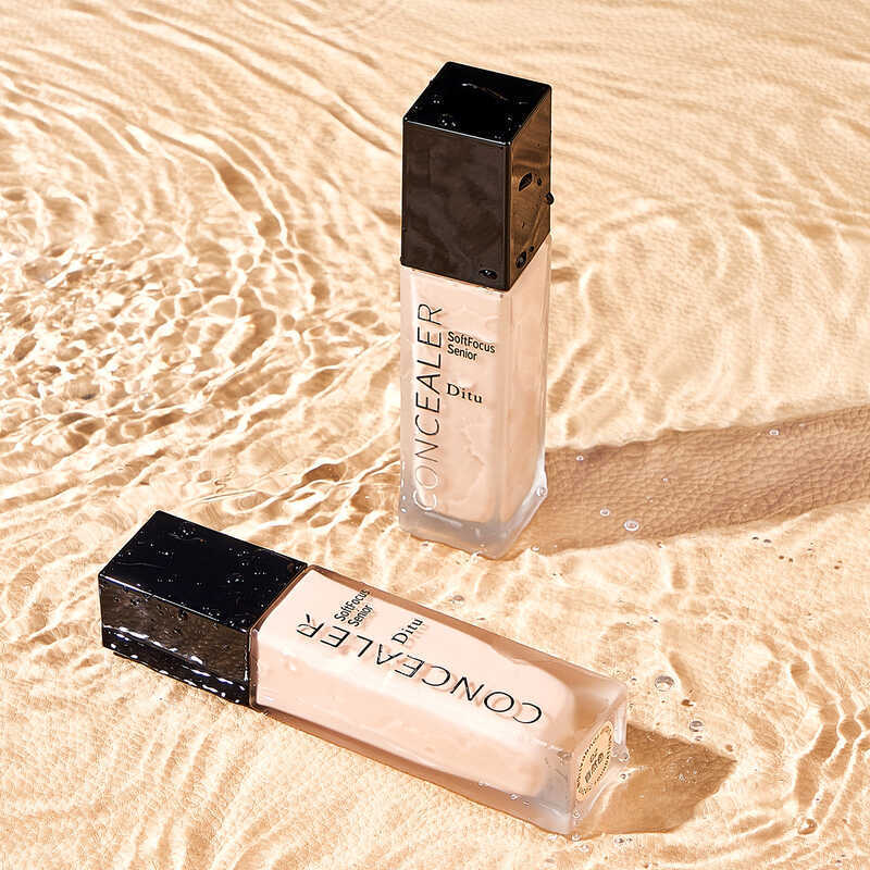 Ditu Soft Focus คอนซีลเลอร์พรีเมี่ยม Liquid Foundation คอนซีลเลอร์คอนซีลเลอร์ไม่ติดแป้งไม่ง่ายที่จะถ