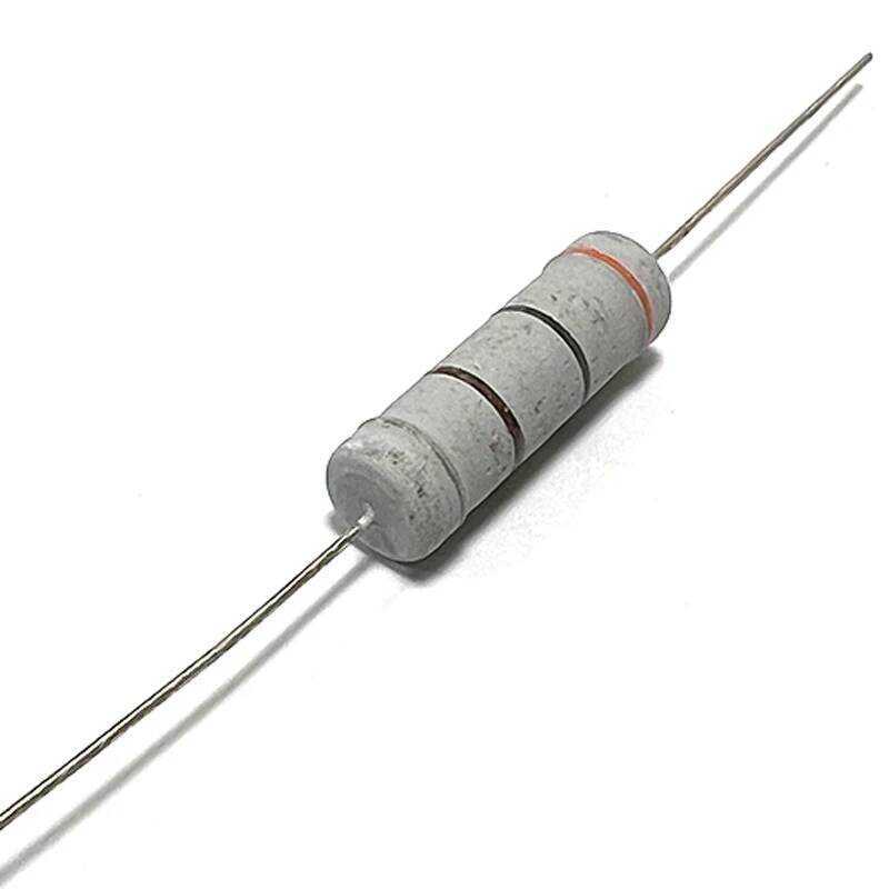 ชิ้น 10 ตัวต้านทานฟิล์มคาร์บอน 5W 5% 3R 30R 300R 3K 30K 300K 3 30 300 R K โอห์ม 1R-1M 3โอห์ม 30โอห์ม