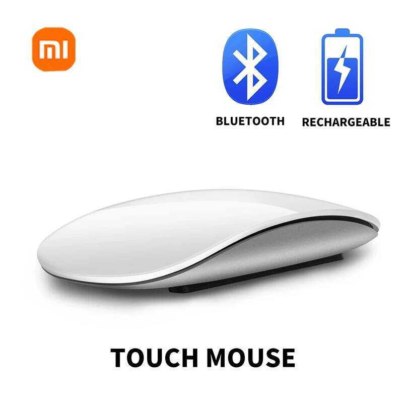 Xiaomi ไมโครโฟนไร้สาย Bluetooth ชาร์จใหม่ได้ เงียบ หลายสัมผัส อาร์ค สำหรับแล็ปท็อป iPad PC book