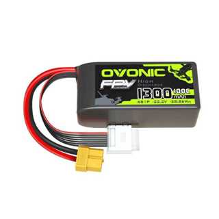 Lipo แบตเตอรี่ OVONIC 1300mAh 100C 6S 22.2V ปลั๊ก XT60 สำหรั…