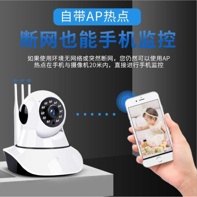 Wifi Remote Monitor Home Smart Network HD Voice Camera กล้องไร้สาย ycc365plus