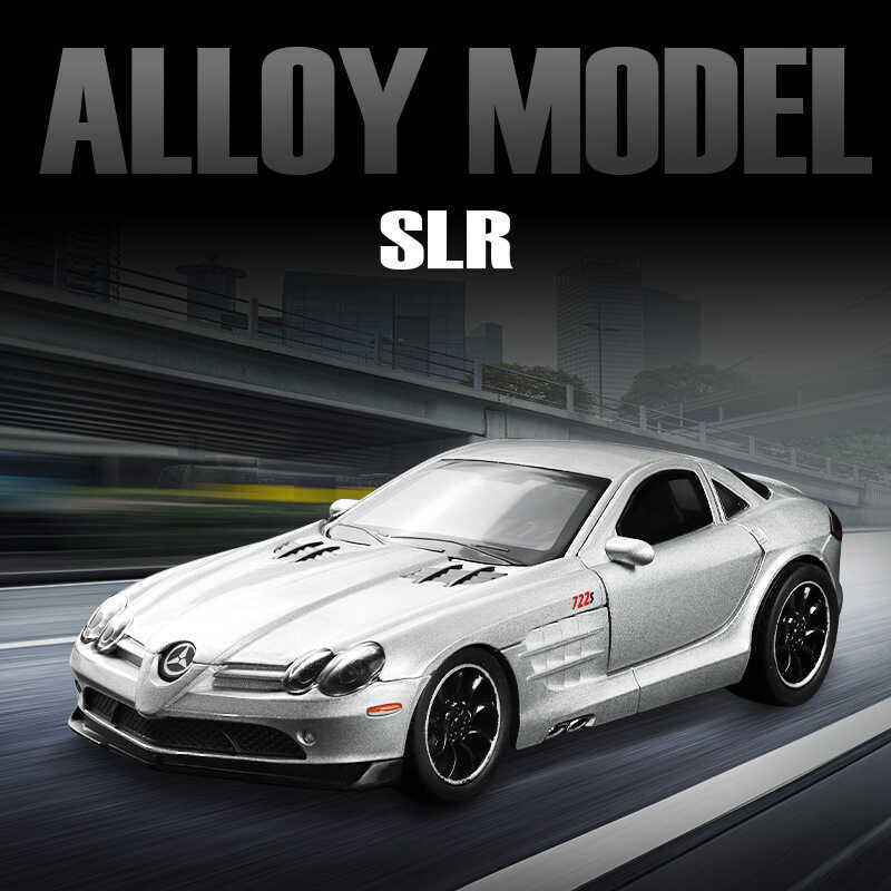 จงหยวนซิง 21034 ชนิดบรรจุกล่อง เอสแอลอาร์ โลหะผสม 1/32 จําลองเด็กเสียงแสงดึงกลับรถโมเดลของเล่นเครื่อ