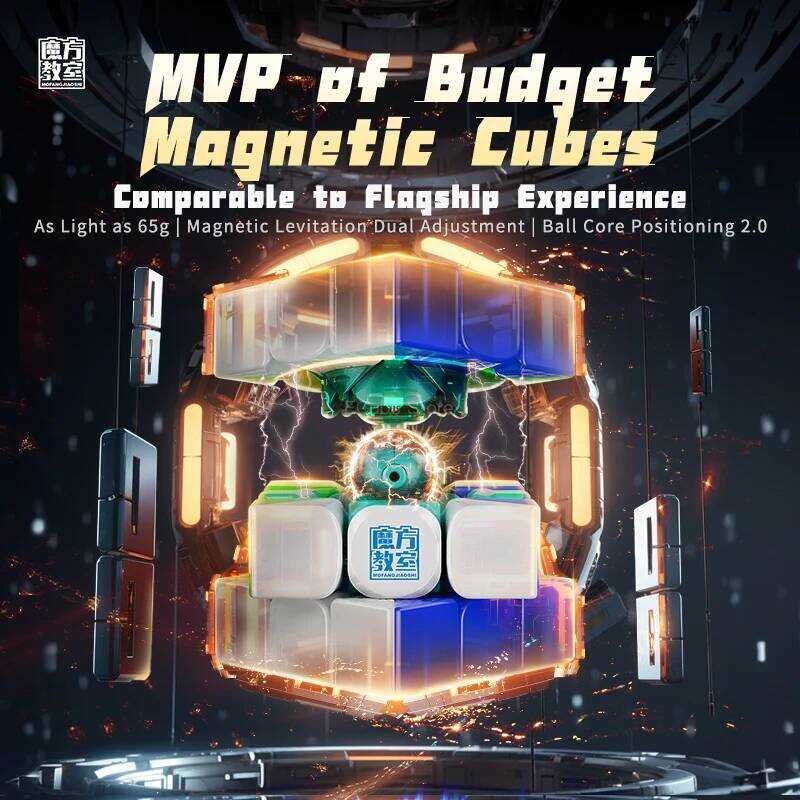 ▥ [Picube] Moyu V5 3X3x3 Magnetic Magic Cube Professional Cubo Magic ความเร็ว 3X3 Cube Rs3m Moy