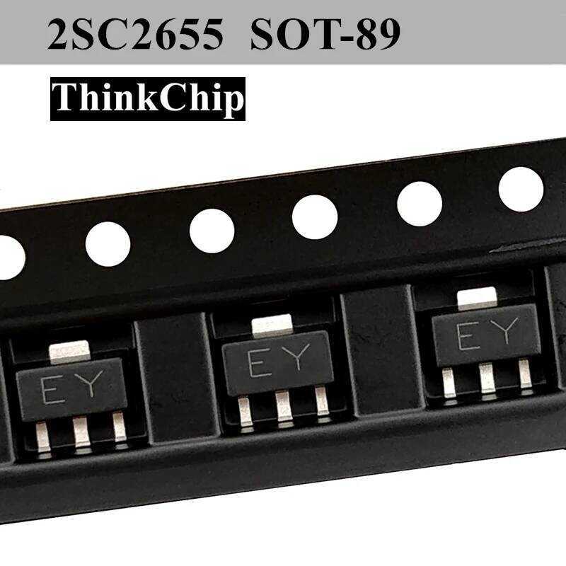 ชิ้น 100 2SC2655 SOT-89 SMD คริสตัลไตรโอด C2655 ทำเครื่องหมาย EY วงจรรวม