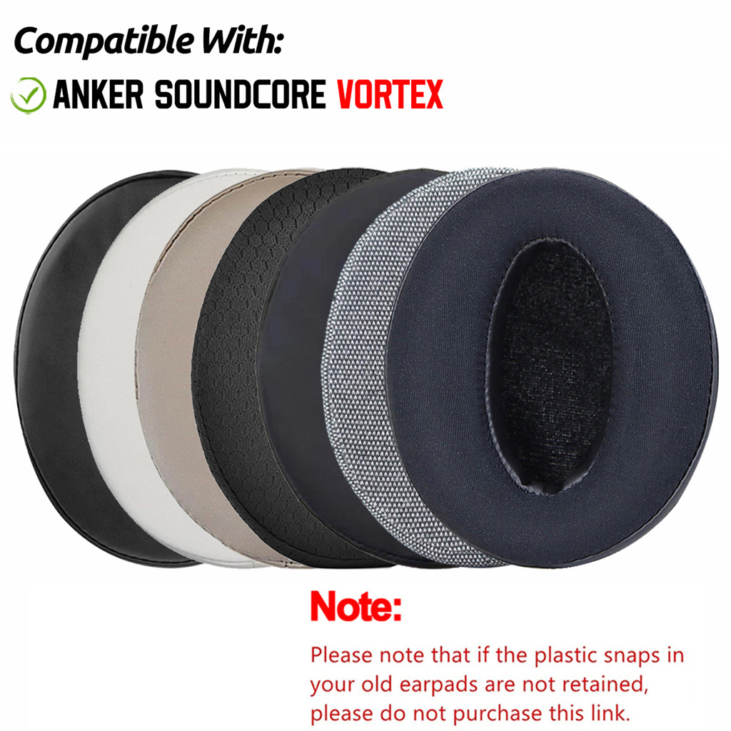 สําหรับ Anker Soundcore Vortex หูฟังแผ่นรองหูฟังฟองน้ําชุดหูฟัง Earmuffs เปลี่ยนฝาครอบ