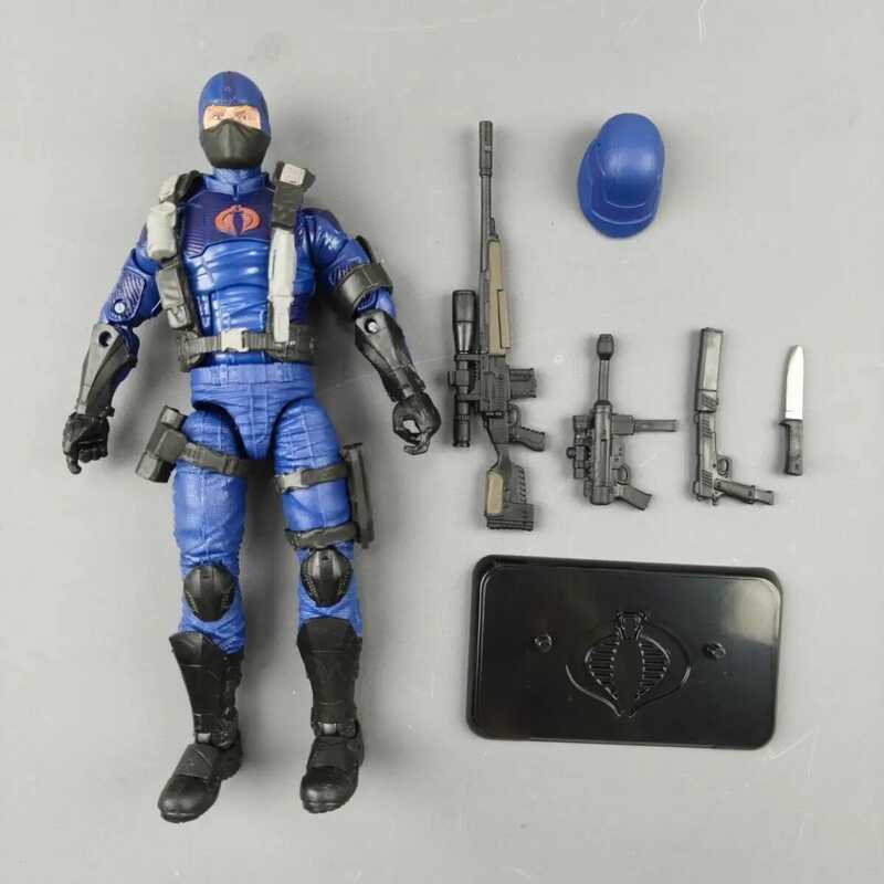 C In Stock 6 Inch G.I. Joe GI Joe Classified Series Retro Snake Cardback Cobra Trooper Action Figur