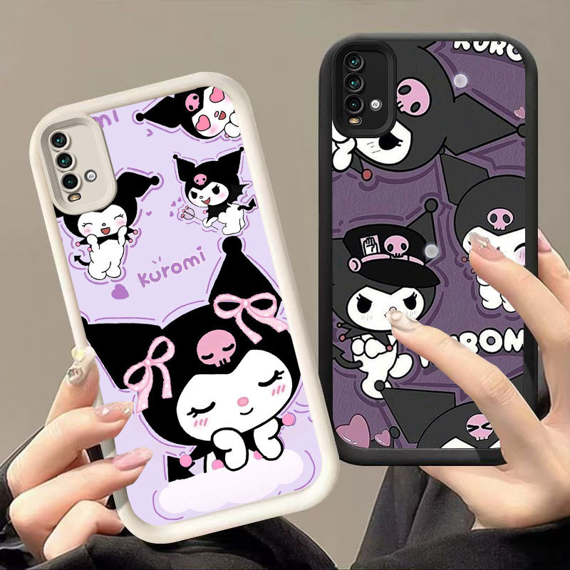 HK-27 ฮาโลวีน Kuromi ปลอกกันกระแทกสําหรับซิลิโคนสีดําและสีขาว Xiaomi Redmi หมายเหตุ POCO 11T 11 9T S