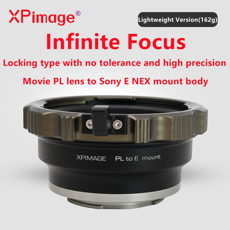 XPimage PL-E อะแดปเตอร์น้ําหนักเบาแหวน ARRI NiSi Athena ภาพยนตร์ PL Mount เลนส์ SONY E NEX กล้อง Mir