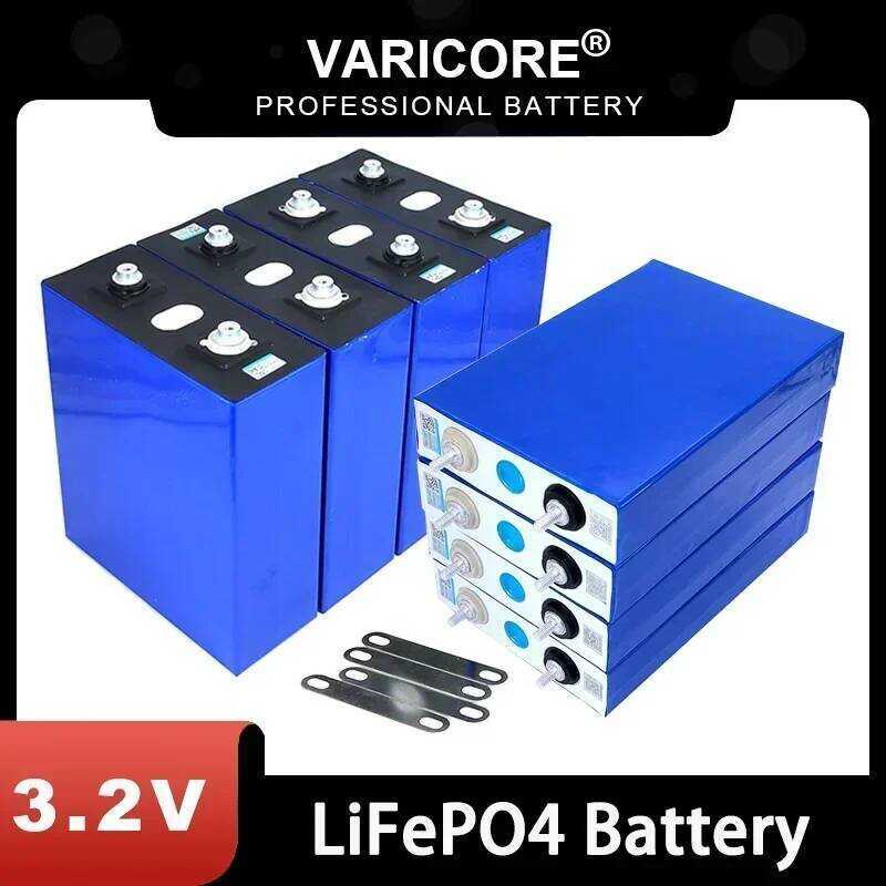 3.2V 4PCS 360Ah 280Ah 340Ah 320Ah 105Ah LiFePO4 แบตเตอรี่ชาร์จใหม่ได้ DIY 12V สำหรับรถยนต์ไฟฟ้า RV พ