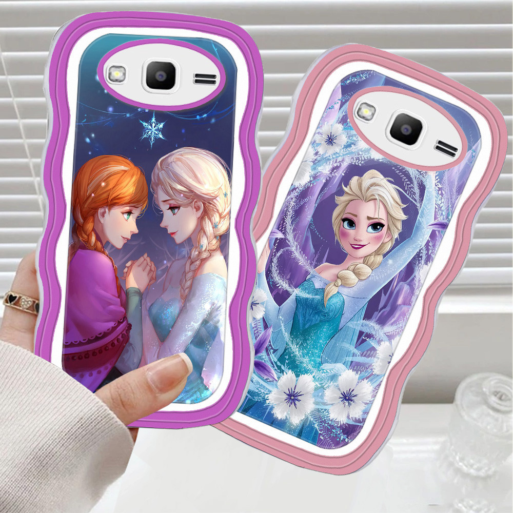 CA18 Frozen Elsa และ Anna สําหรับ Samsung J6 J3 J7 J5 J4 2017 2015 2016 J2 Prime Pro Plus TPU เคสโทร
