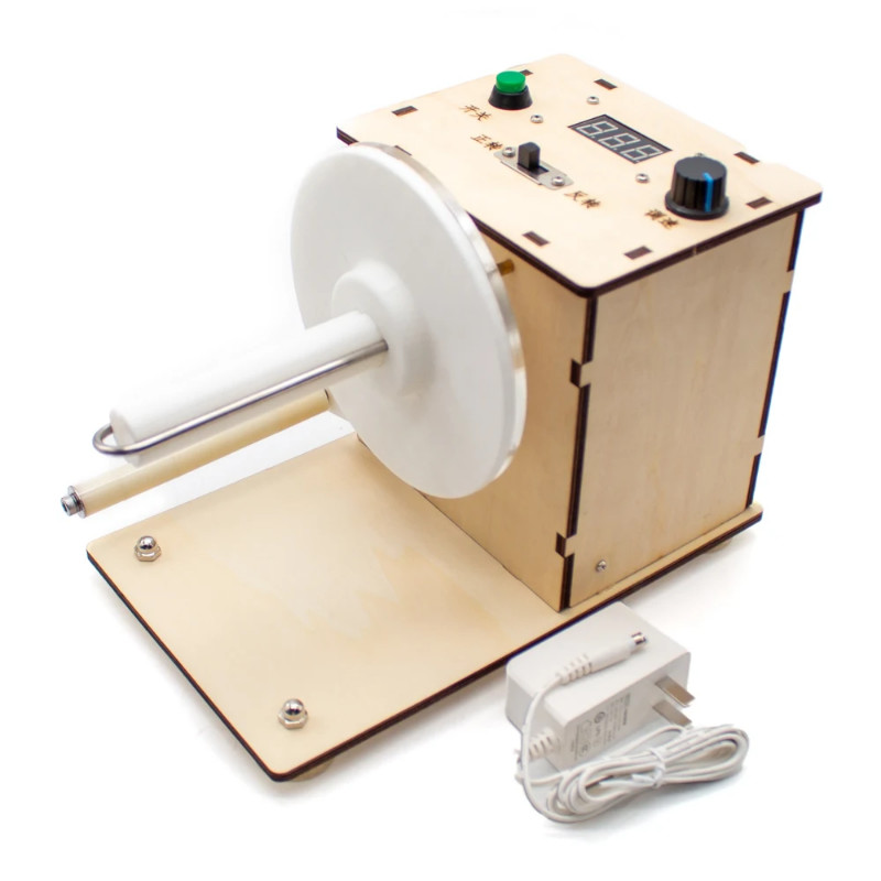 Mini Automatic Label Rewinder Barcode Sticker Label Printing Adjustable Speed Two-Way Rewinding Mac