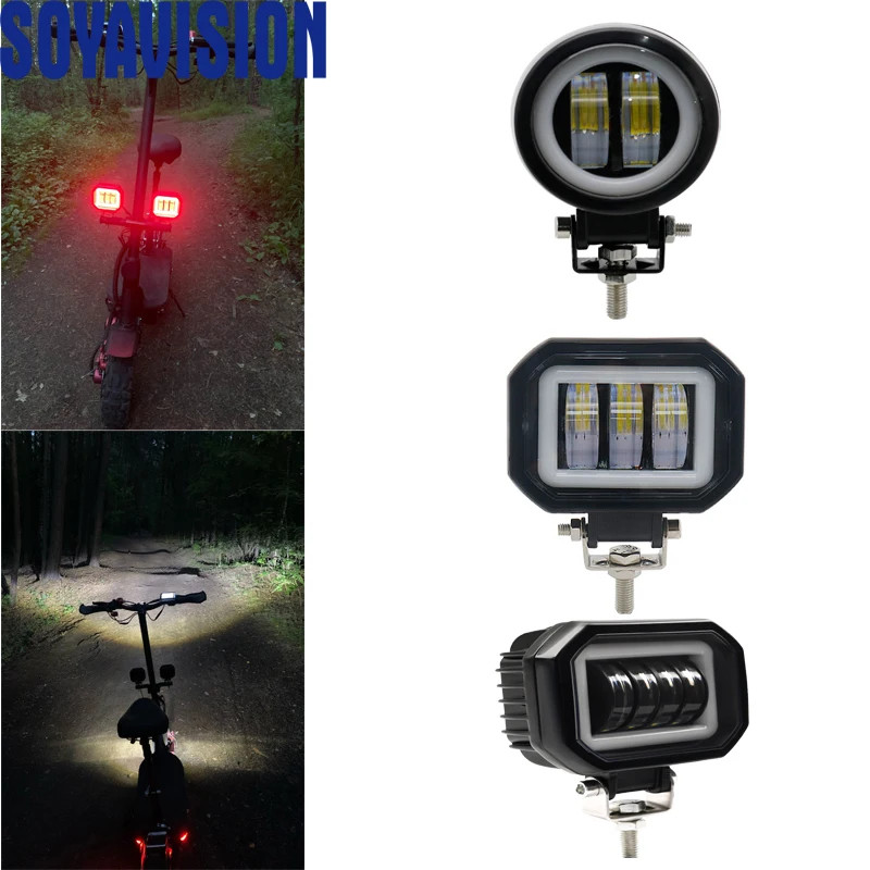 For Arctic V3+fog lamp, square or round, Headlight for electric scooters and cars/motorcycles led w