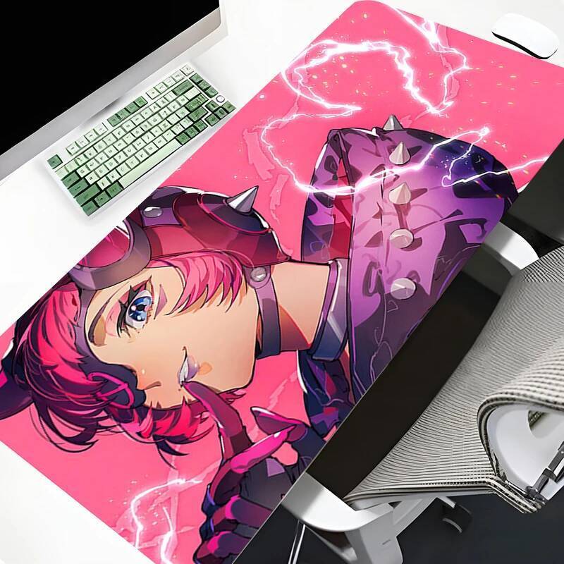 Apex Legends Wattson อะนิเมะ Mousepad โต๊ะ Decor ขยายแผ่นรองเมาส์ลื่นแล็ปท็อปสํานักงานตารางเสื่อ Pc 