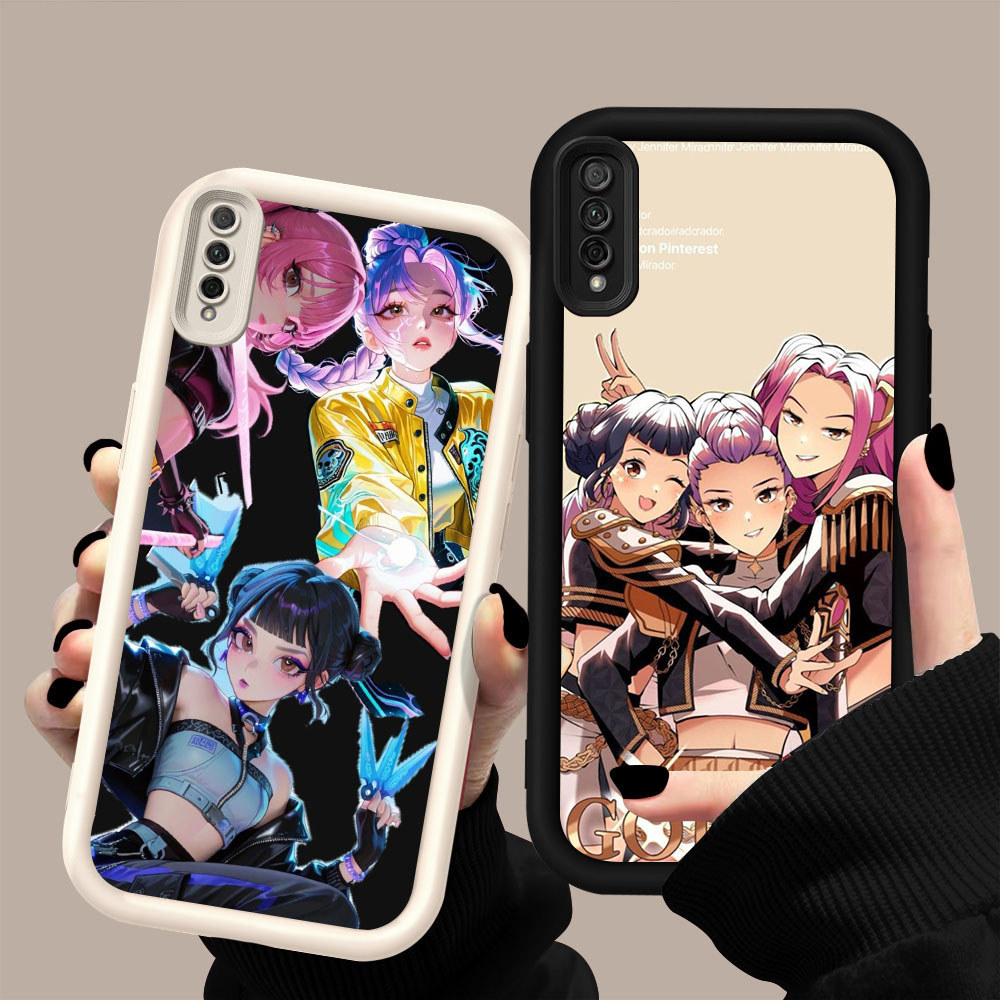 HK-49 Witch Hunter 2 ปลอกกันกระแทกสําหรับซิลิโคนสีดําและสีขาว Samsung A7 M02 Core A03 A02 A30s A50s 