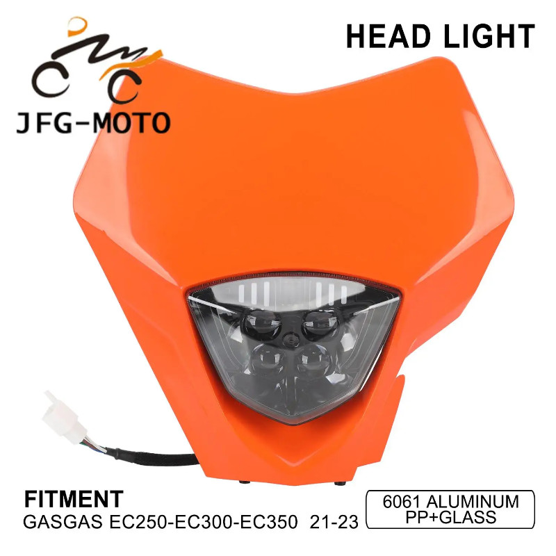 Motorcycle Accessories Headlight Headlamp Head Light Durable For GasGas EC250 EC300 EC350 2021 2022