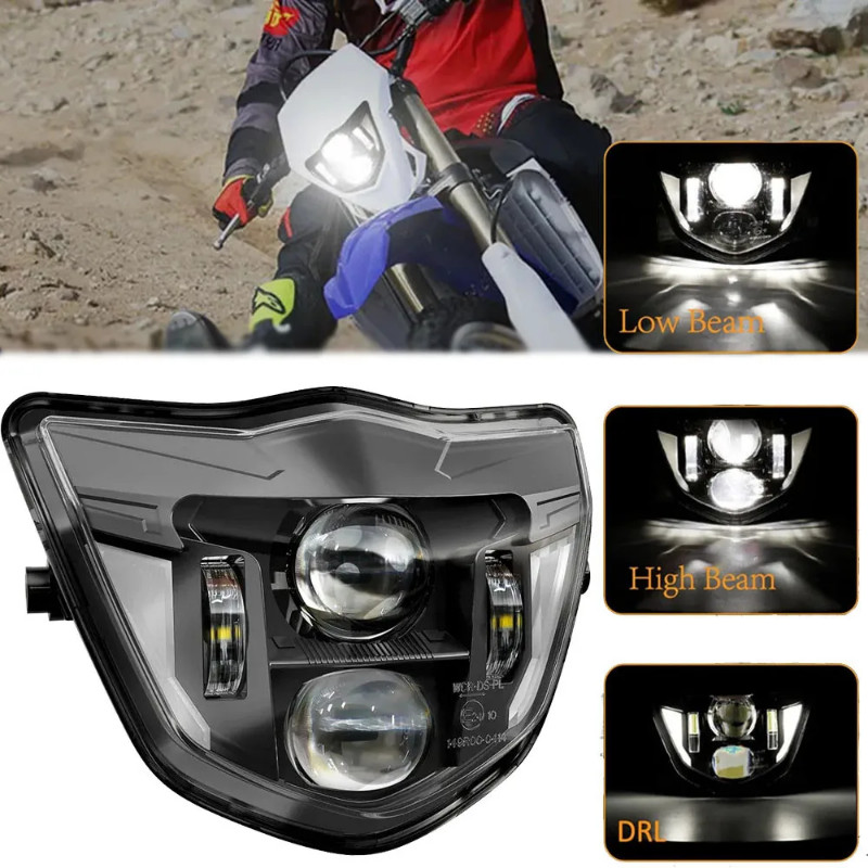 For Yamaha WR450F WR250F 2012-2024 Dirt Bike Motorcycle Head Light Lamp Assembly Headlamp WR 250F 4