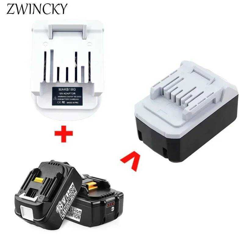 18V อะแดปเตอร์ Li-Ion แปลงสำหรับเครื่องมือไฟฟ้าแบตเตอรี่ Li-Ion Makita G BL1811G BL1815G BL1820G BL1