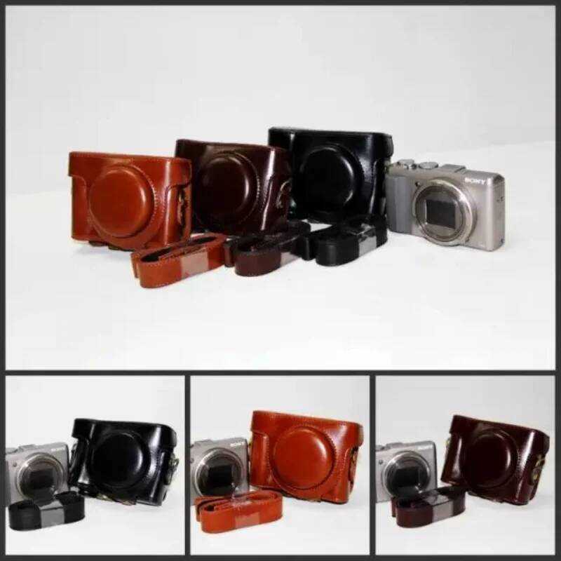 C Pu Leather Camera Case For Sony Dsc-Hx60 Dsc-Hx50v DSC Hx60 Hx50v Hx30