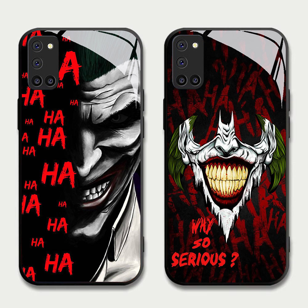 TS-53 DC Joker HD Glass Casing สําหรับ OPPO A92 A72 A94 A52 F19 Reno 5 5F Lite Pro