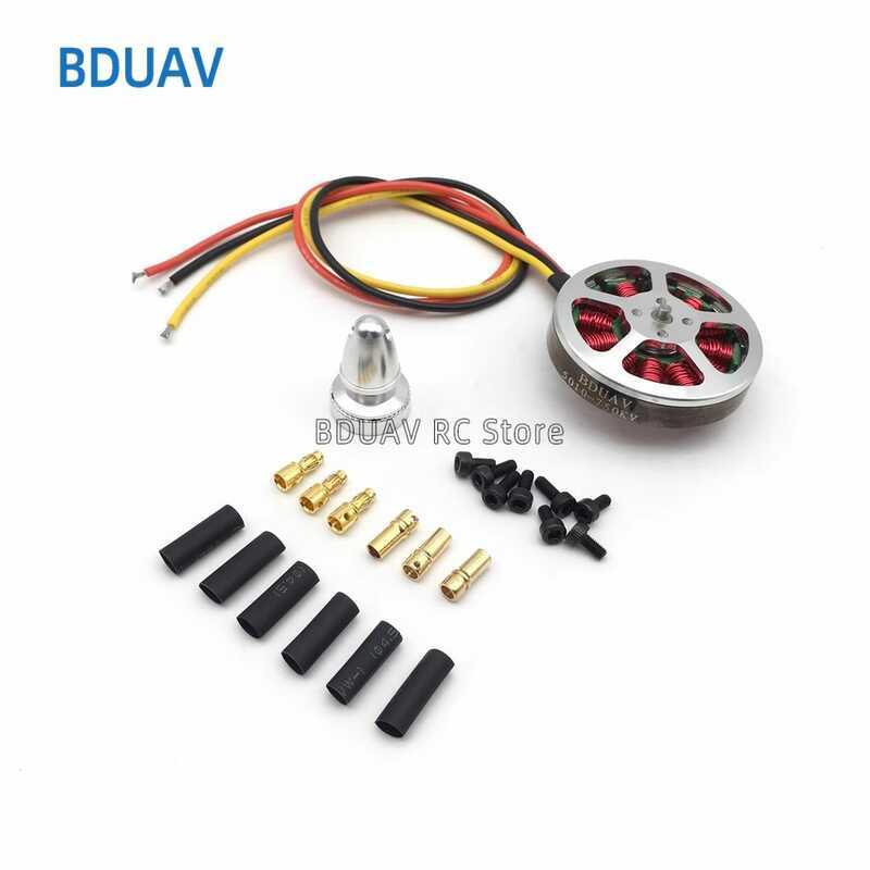 5010 360KV 750KV Multi-rotor มอเตอร์ไร้แปรงถ่ายภาพทางอากาศหลายแกนรุ่นเครื่องบินมอเตอร์สายหนา