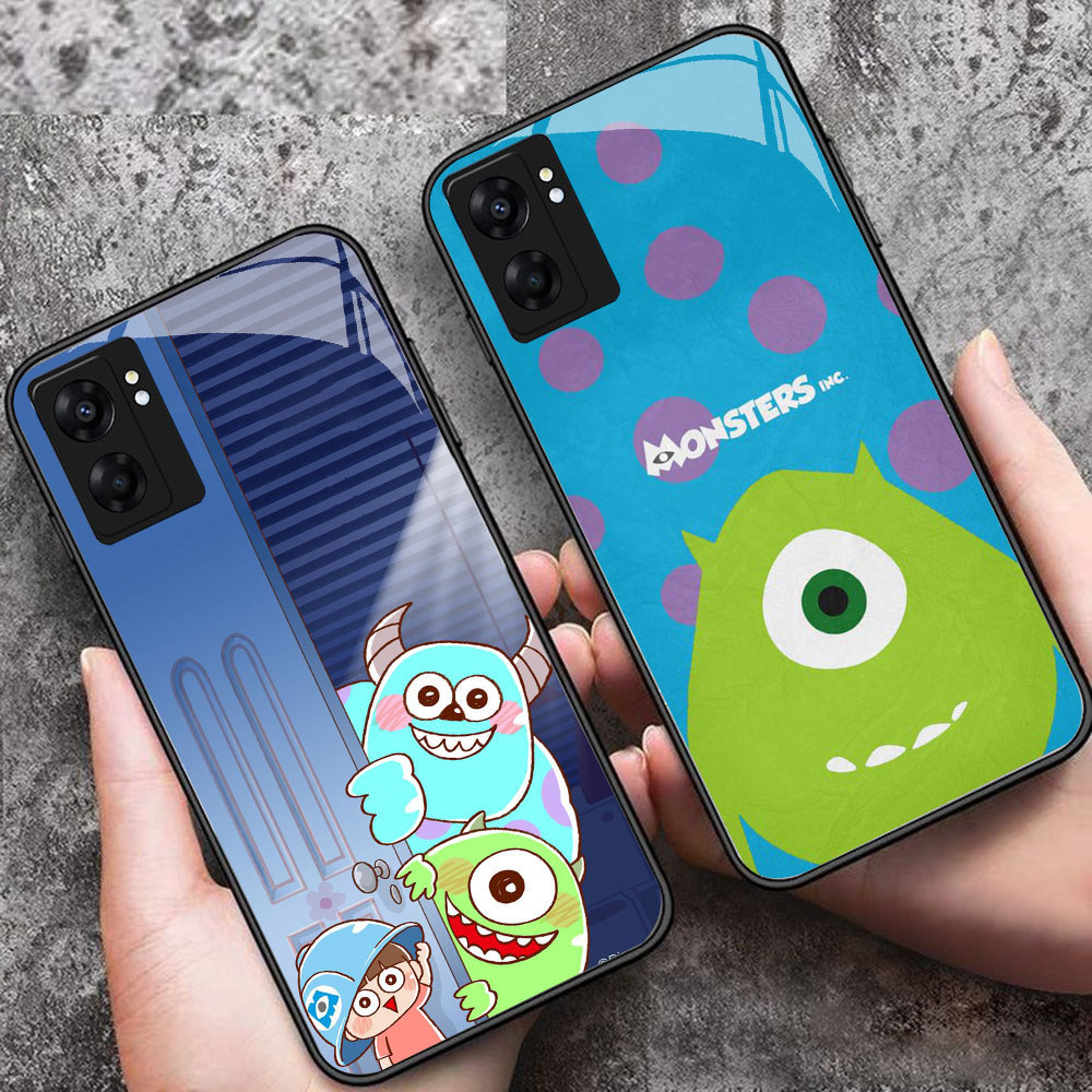YS-75 Monsters University HD Glass Casing สําหรับ OPPO A57 A77S A17 A36 A77 A57S A76 A96 Reno 10 13 