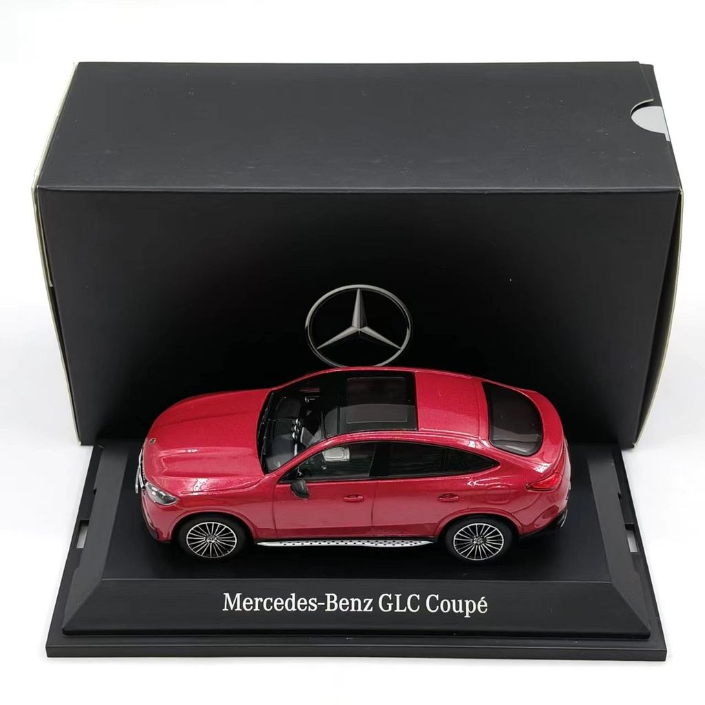 GLC 1: 43 Mercedes-Benz Mercedes-Benz GLC Coupe โมเดลรถจําลองโลหะผสม