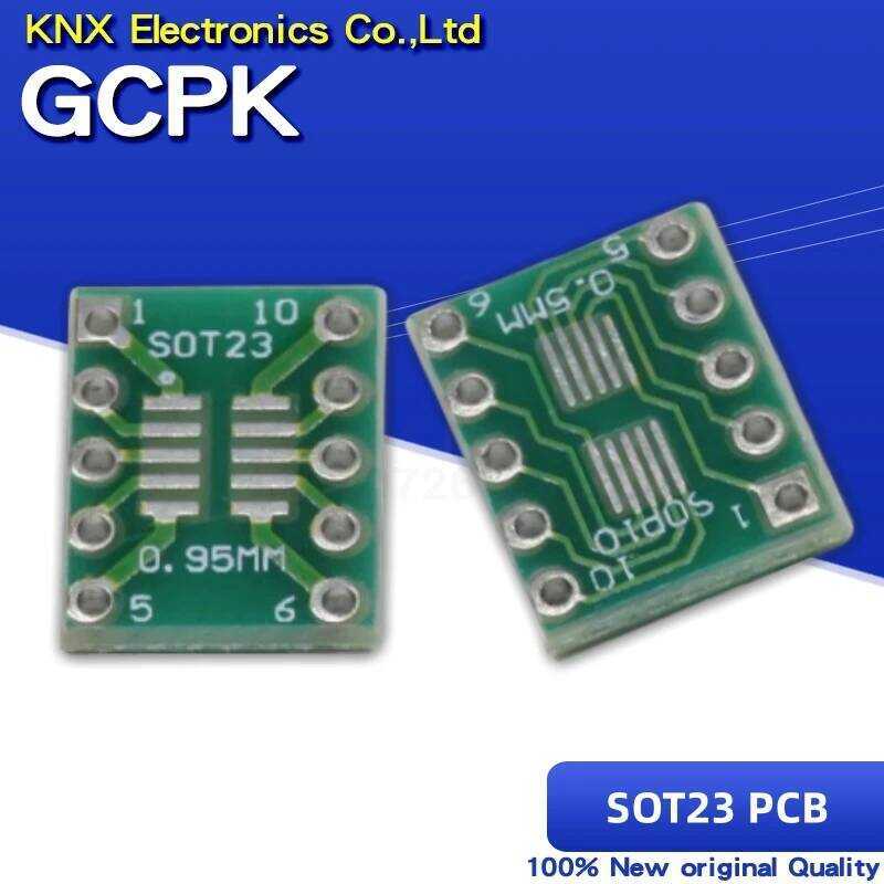 SOT23 10PCS MSOP10 SOP-10 UMAX ถึง DIP10 PCB ตัวแปลงขา DIP